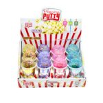 Slime Putty Popcorn Cup Rainbow Foam Mix DIY Crystal Slime Putty