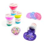 Slime Cube Ice Lid Rainbow Foam Crystal Stretch Slime Toy