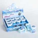 Liquid Slime Icy Glacier Swirl Runny Liquid Crystal Slime Putty