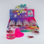 Slime Putty Star Glitter Mix DIY Slime Putty, Mix-in Shining Sequins Clear Stretchable Crystal Slime Toy