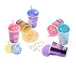 Slime Putty Boba Milk Tea Cup Foam Bead Mix DIY Slime Putty