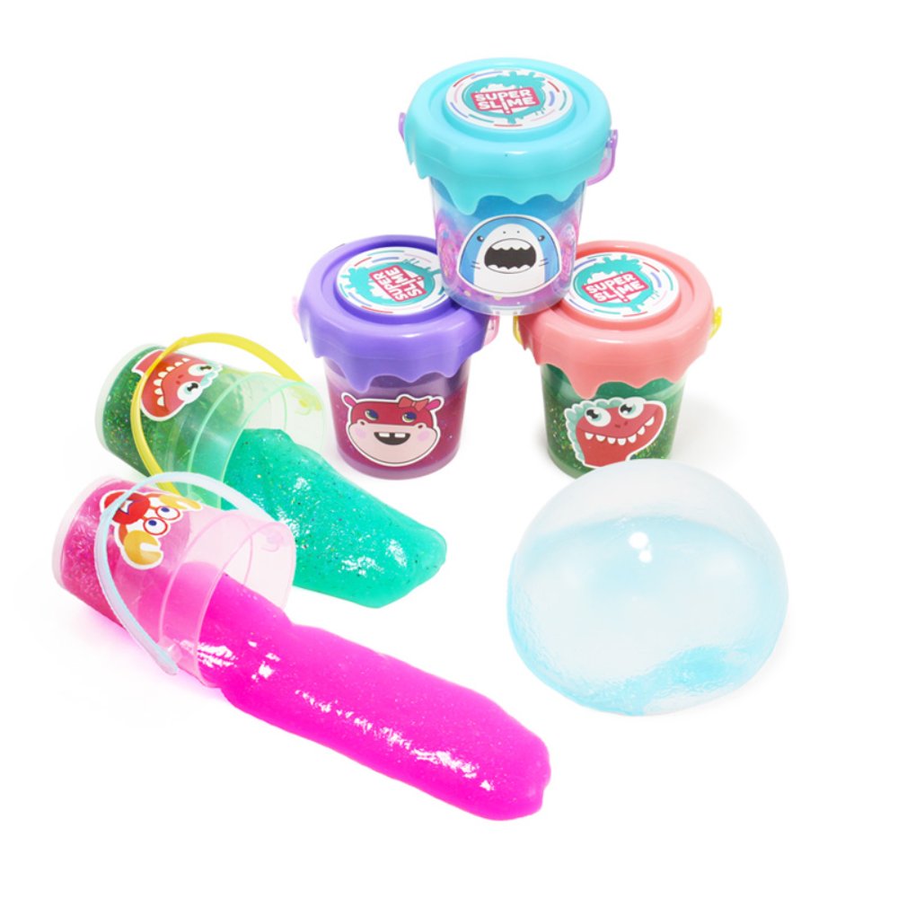 Slime Putty Handheld Mini Bucket Glitter Crystal Stretch Slime Putty