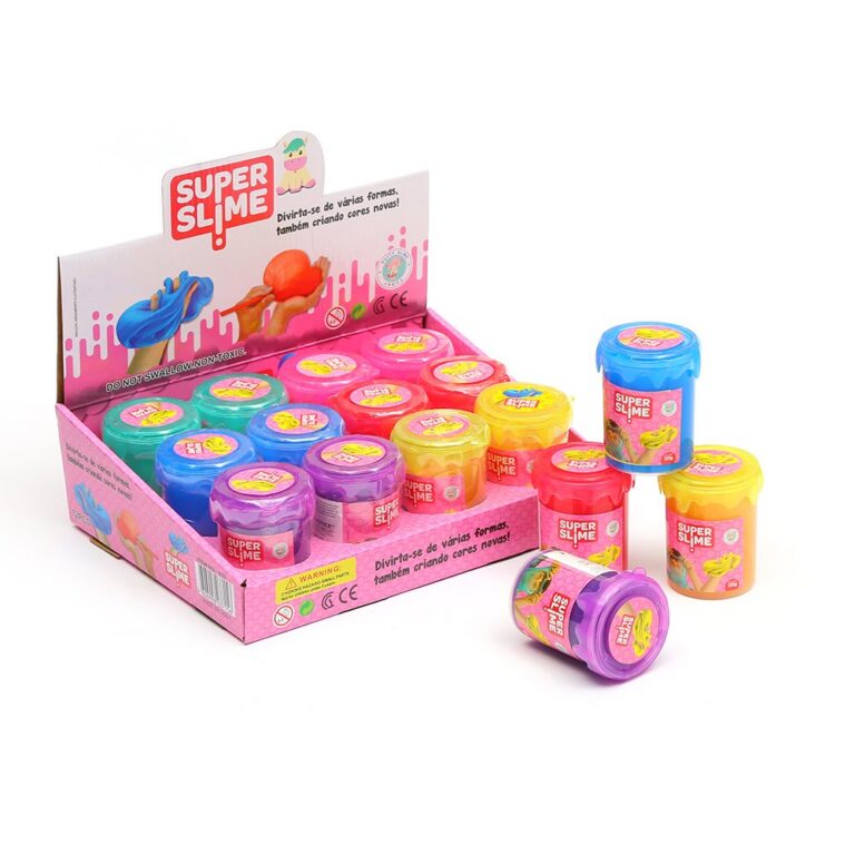 Slime Putty Multicolor Drip Cup Clear DIY Stretchable Slime