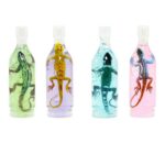 Slime Wine Bottle Lizard Figurine Glitter Crystal Slime